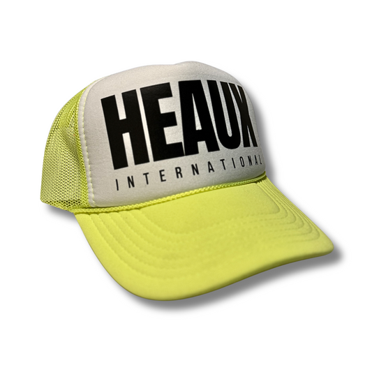 Neon Yellow "HEAUX International" Cap